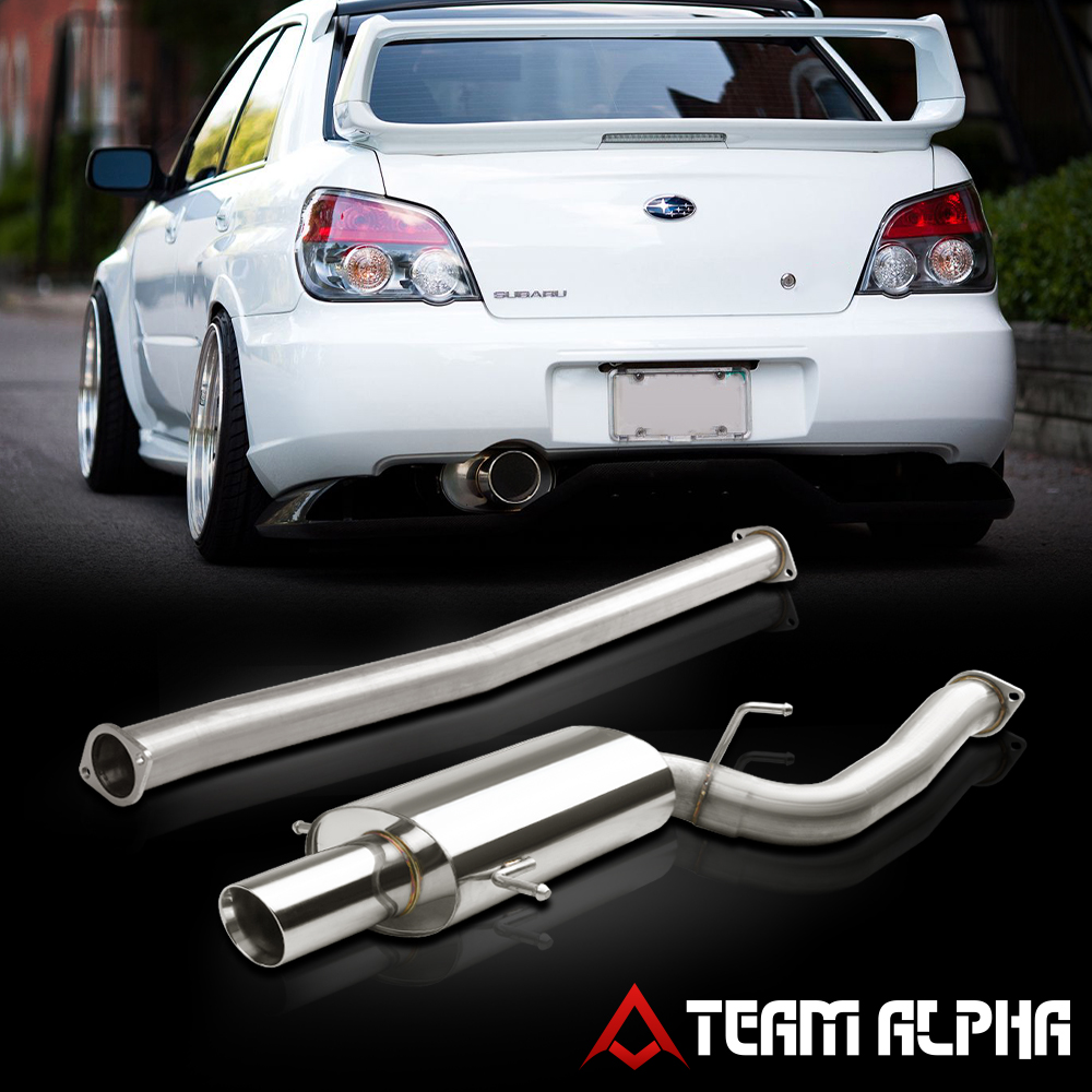 Cobra 3 Race Turbo Back Performance Exhaust - Subaru Impreza WRX Sti Turbo 01 07 Cobra 3 Race Turbo Back Performance Exhaust - Subaru Impreza WRX Sti Turbo 01 07
