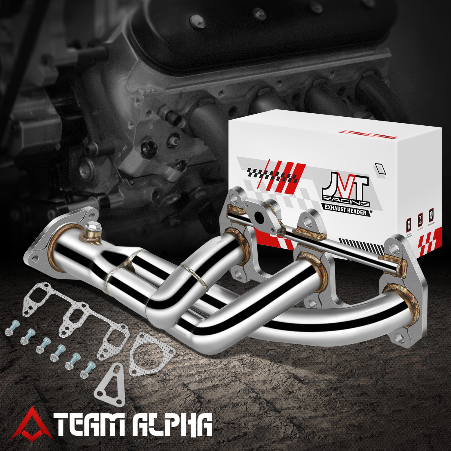 Shorty Stainless Exhaust Header Kit Fits 2004-11 Mazda RX-8 SE3P