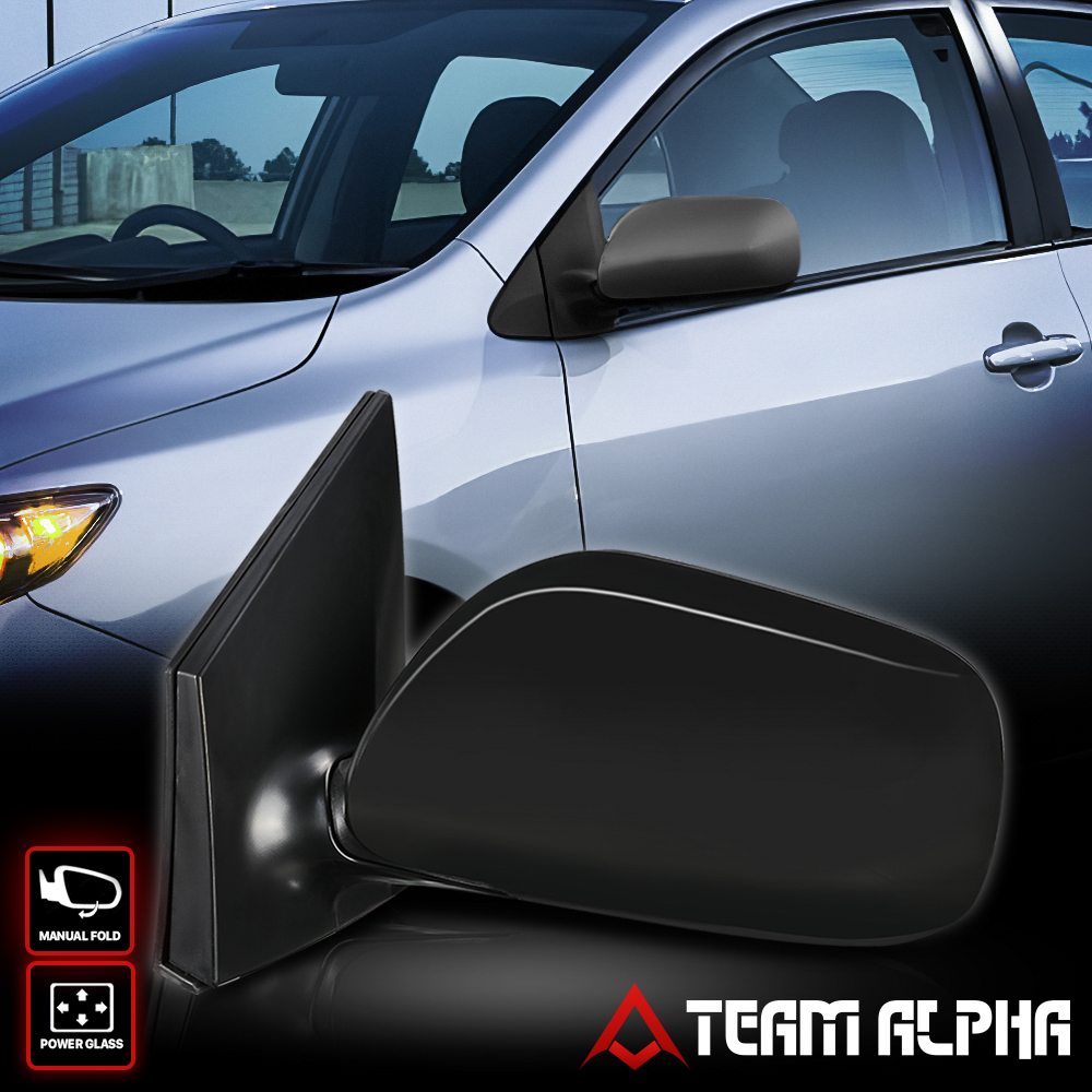 Fits 20092013 Toyota Corolla [POWER] Left Side Manual Fold Factory